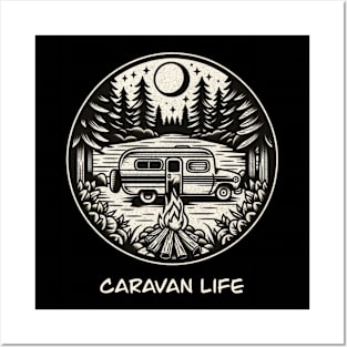 Caravan life Posters and Art